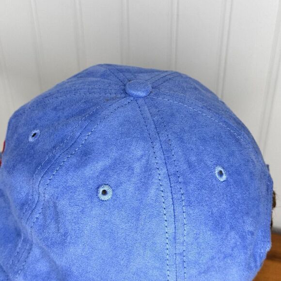 Swisher Sweets Strata Mfg Faux Micro Suede Mfg Hat Cap Blue Embroidered RARE - Picture 6 of 12